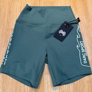 Darc Sport Valhalla SHE Seamless Training Shorts Green Small NWT #342/500 RARE